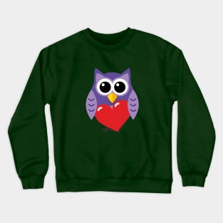 An Owly Love Crewneck Sweatshirt